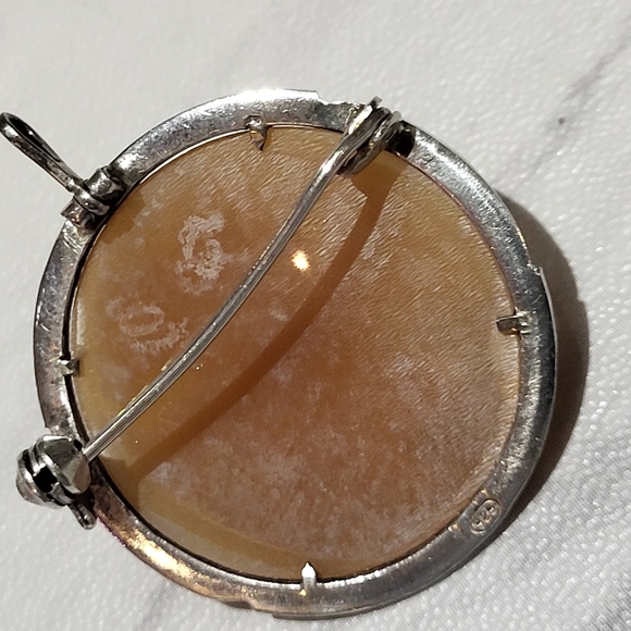 Real Shell Cameo Pin/Pendant - Picture 6 of 11